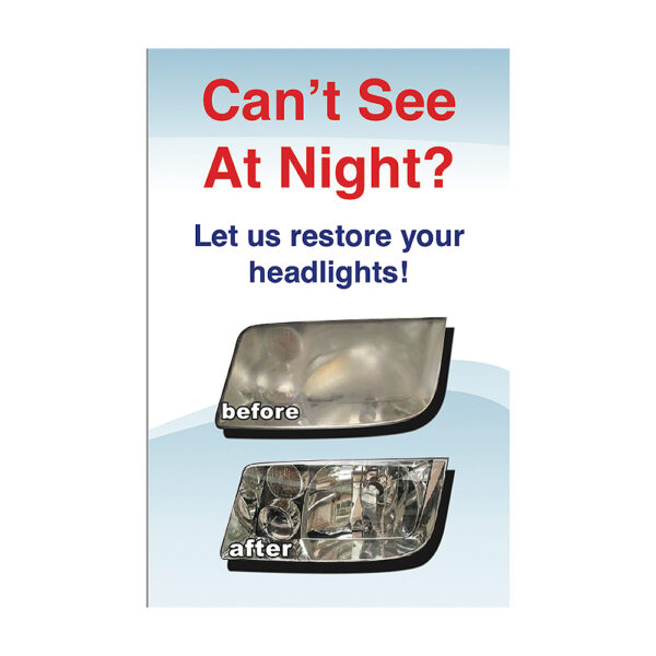 Headlight Restoration Point of Sale Display